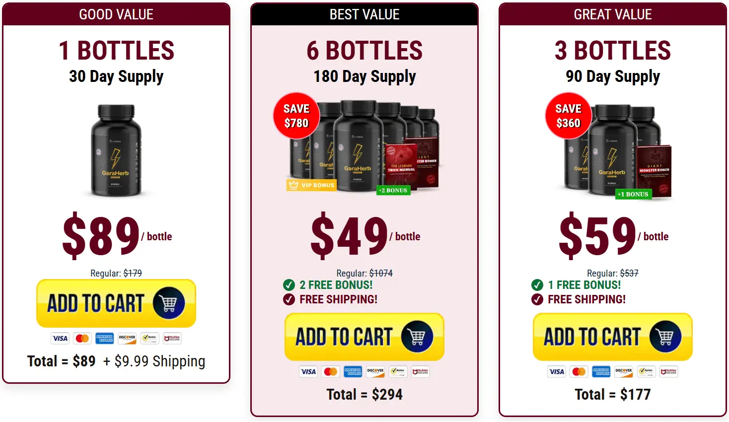 GaraHerb Official Website Pricing and Special Deals GaraHerb Official Price Packages and Discount Offers